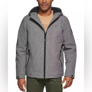Tommy Hilfiger Men's Sherpa Lined Coat with Hood. Size XL